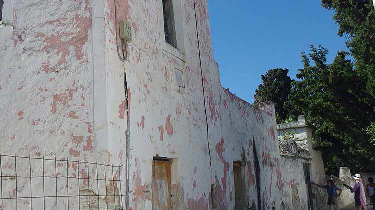 The former pink house Parikia Paros