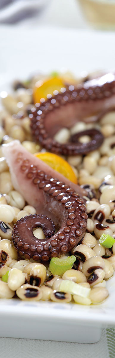 Octopus with tangerine - Photo and recipe by Niki Mitarea